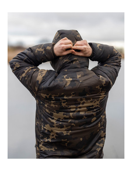 Korda insulated hooded jacket dark kamo talla XL