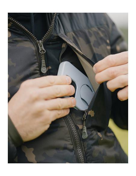 Korda insulated hooded jacket dark kamo talla XXXL