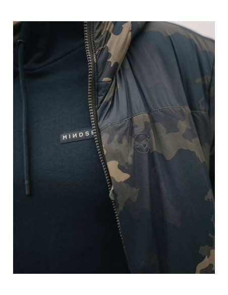 Korda insulated hooded jacket dark kamo talla XXXL