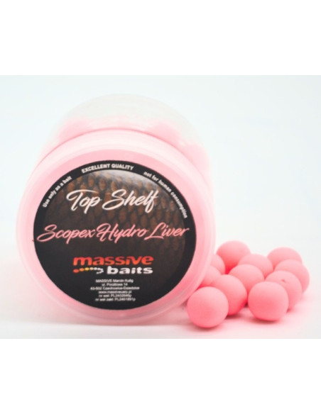 Massive baits pop-up scopex hydro liver 14mm 200ml