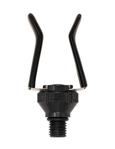 Solar black-lite centre-loc adjustable black rest mini