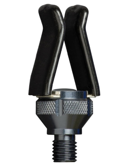 Solar black-lite centre-loc adjustable black rest standar