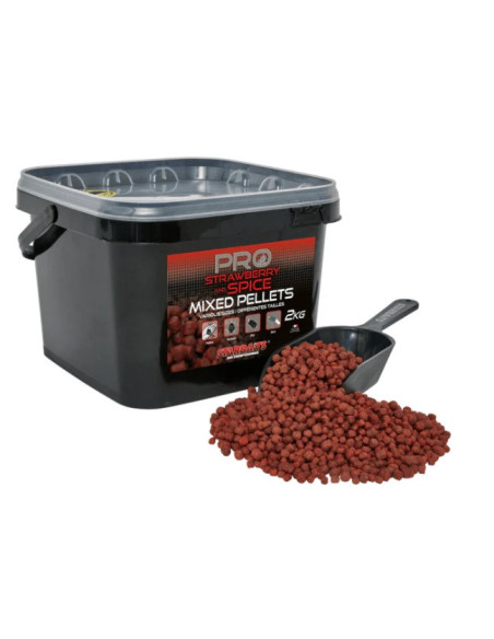 Starbaits pellets pro strawberry spices 2kg