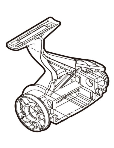 Shimano body big baitrunner CI+4 14000 XT-B (10E5F)