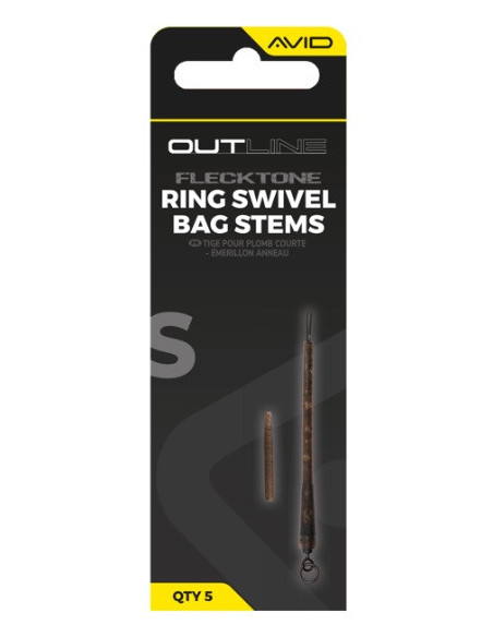 Avid carp outline short rig swivel bag stems 5unds