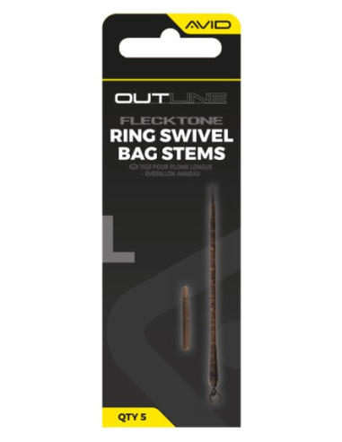 Avid carp outline long rig swivel bag stems 5unds