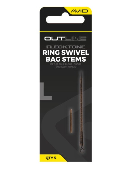 Avid carp outline long rig swivel bag stems 5unds