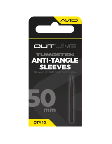 Avid carp outline tungsten anti-tangle sleeve 50mm