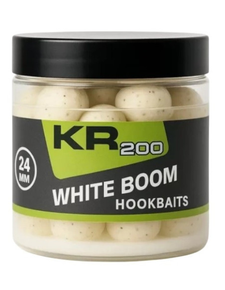 Krom quality hookbaits white boom 20mm
