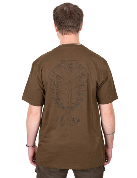 Fox t-shirt khaki indicator talla L