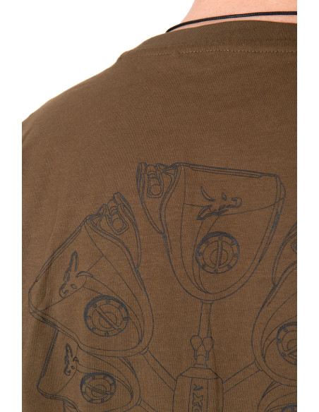 Fox t-shirt khaki indicator talla XL
