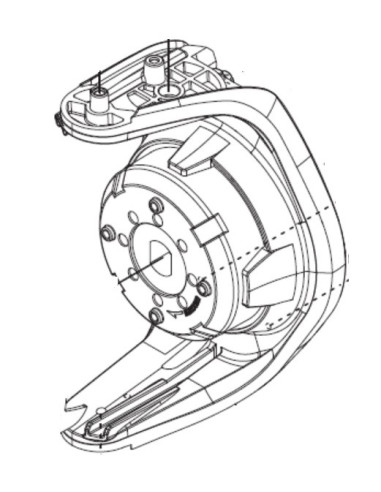 Shimano rotor assembly aerlex 14000 XSC (149E4)