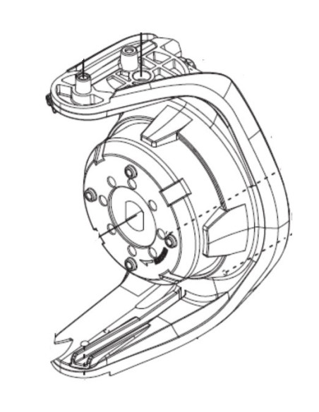 Shimano rotor assembly aerlex 14000 XSC (149E4)