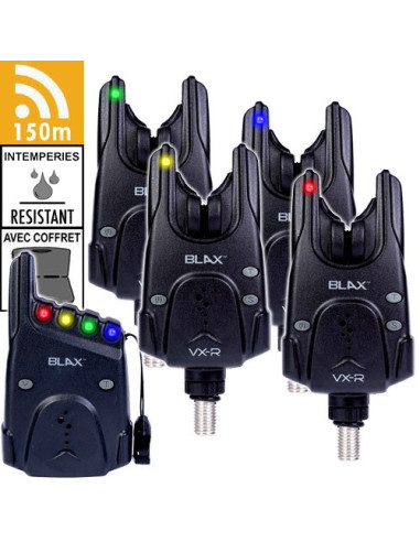 Carp spirit blax VX-R alarm set 4+1multicolor