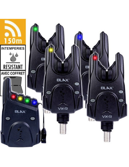 Carp spirit blax VX-R alarm set 4+1multicolor