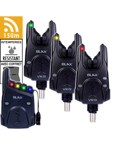Carp spirit blax VX-R alarm set 3+1multicolor