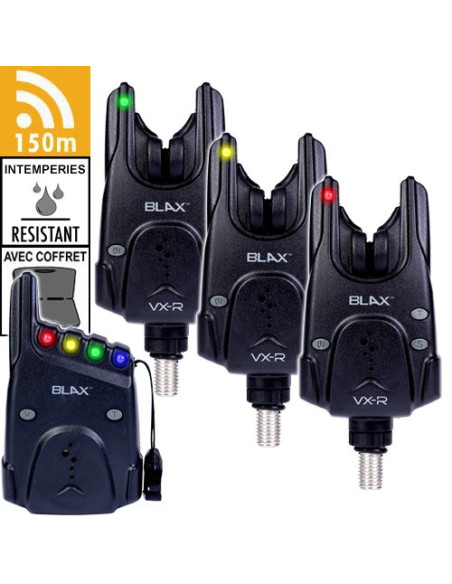 Carp spirit blax VX-R alarm set 3+1multicolor
