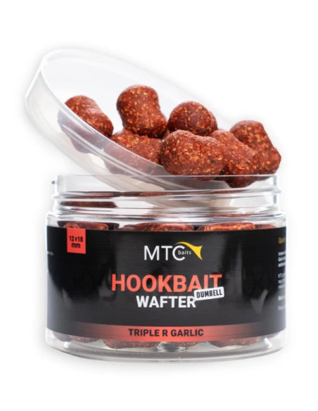 MTC baits wafter dumbells triple R garlic 12x18mm