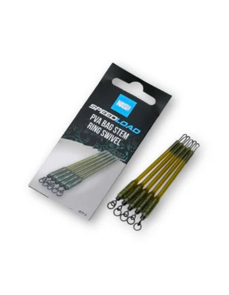 Nash pva bag stem ring swivel 6unds