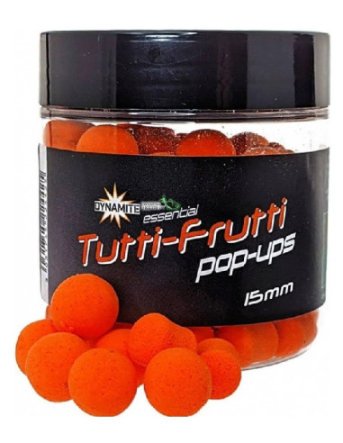 Dynamite baits NEW fluro pop-up tutti frutti 15mm