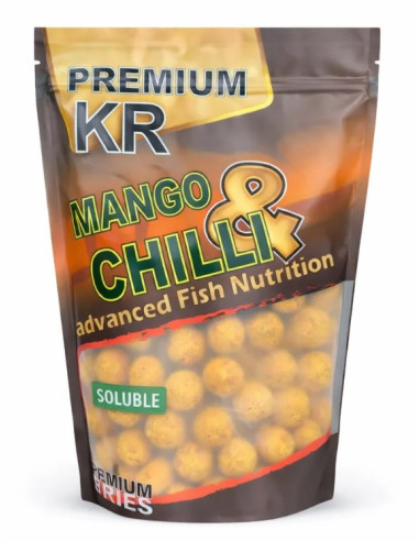 Krom quality boilies solubles mango & chilli 20mm 800gr