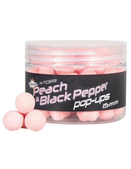 Dynamite pop-ups n-tcers peach & black pepper 15mm
