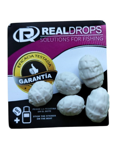 Real drop chufas artificiales blancas xl 5unds