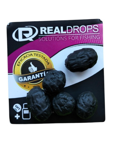Real drop chufas artificiales negras xl 5unds
