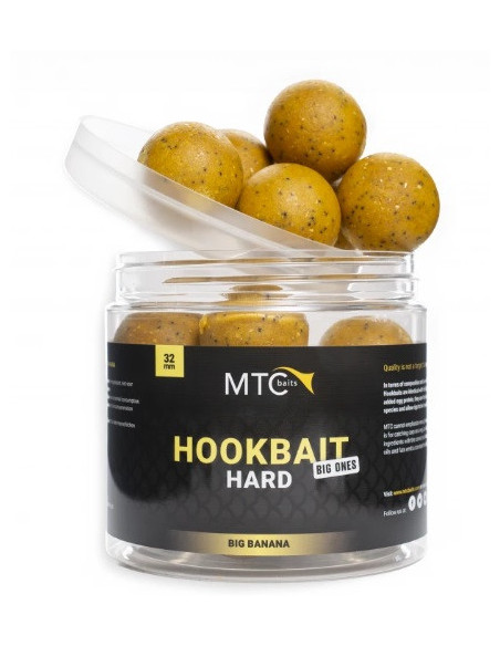 MTC baits hookbait hard big banana 32mm