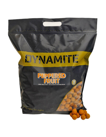 Dynamite baits boilies pepered fruit 20mm 5kg