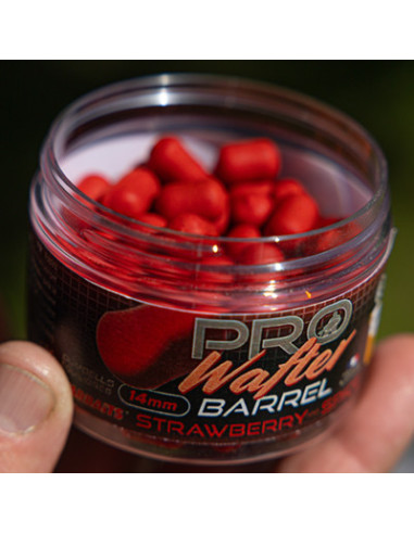 Starbaits wafter barrel strawberry spice 14mm 50gr