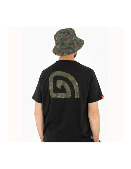 Trakker t-shirt CR logo black camo talla M