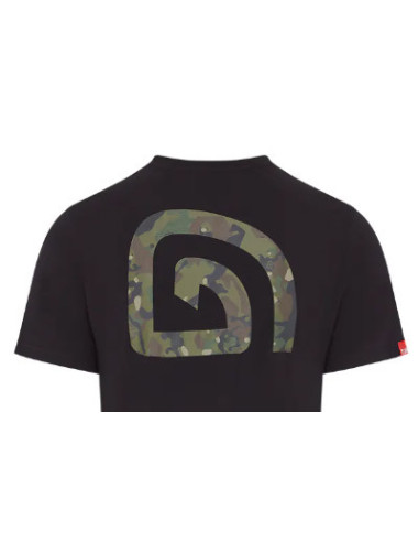 Trakker t-shirt CR logo black camo talla XXL