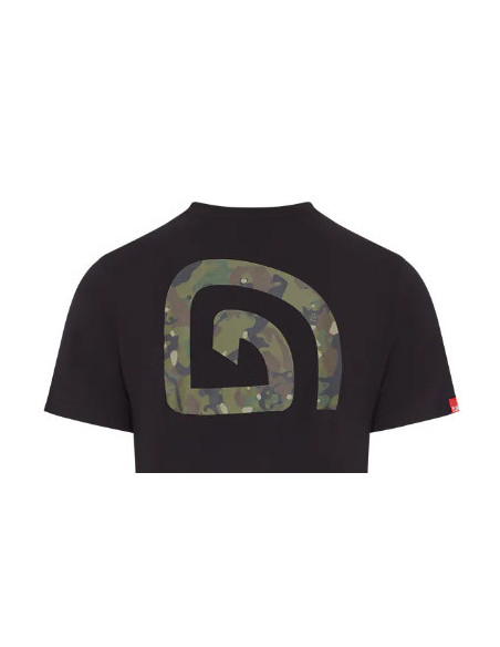 Trakker t-shirt CR logo black camo talla XXL