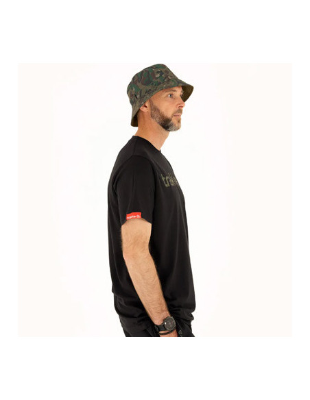 Trakker t-shirt CR logo black camo talla XXL