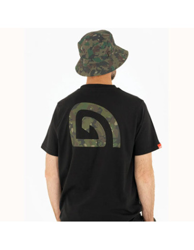 Trakker t-shirt CR logo black camo talla XXXL
