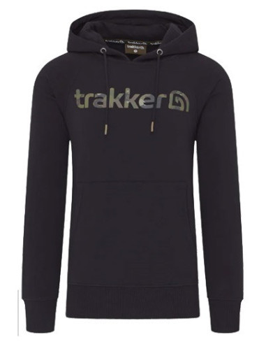 Trakker hoody CR logo black camo talla M