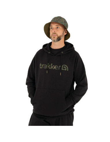 Trakker hoody CR logo black camo talla M