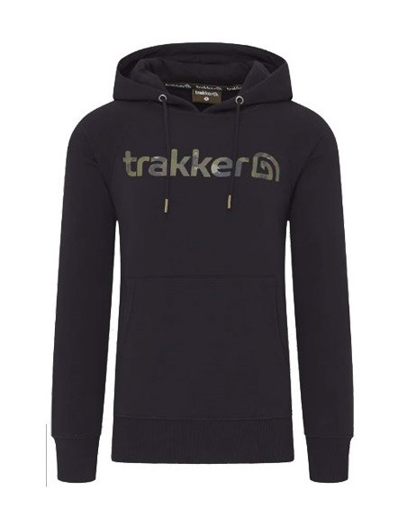 Trakker hoody CR logo black camo talla L