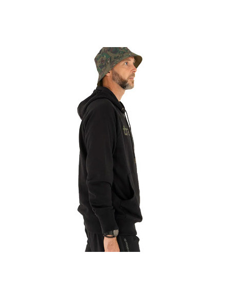 Trakker hoody CR logo black camo talla L