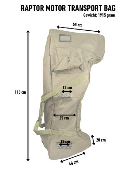 Raptor funda motor black