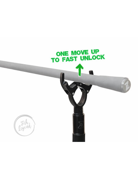 Zfish butt grip quick lock black