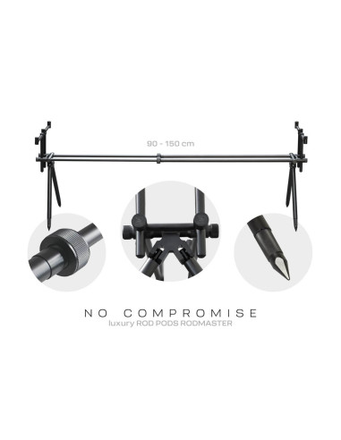 Zfish rod pop rodmaster 4 cañas + 2 picas largas