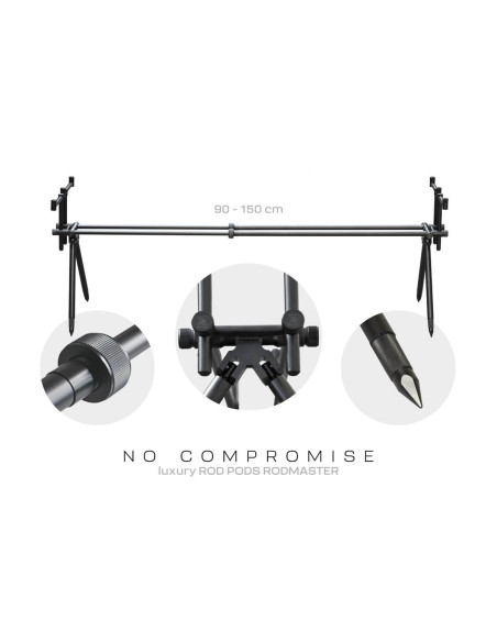 Zfish rod pop rodmaster 4 cañas + 2 picas largas