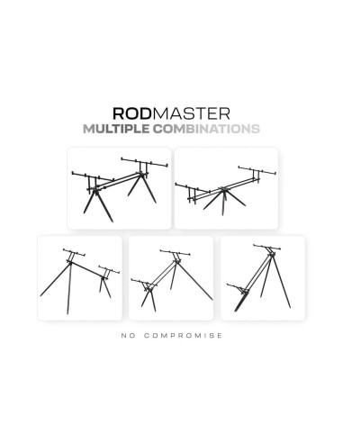 Zfish rod pop rodmaster 3 cañas + 2 picas largas