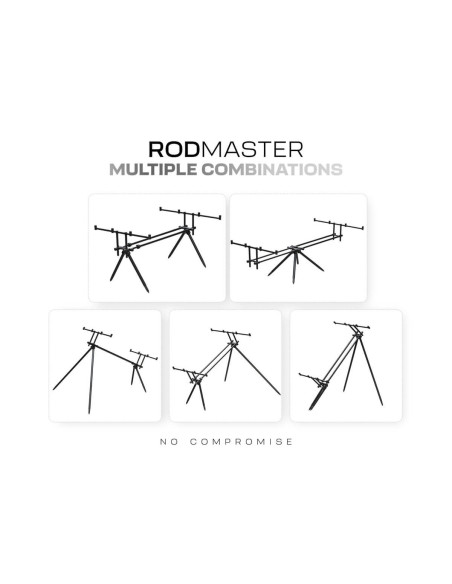 Zfish rod pop rodmaster 3 cañas + 2 picas largas