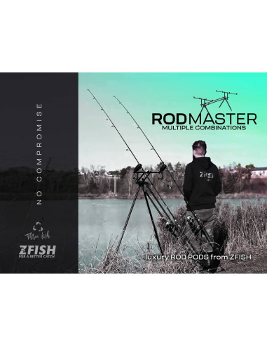 Zfish rod pop rodmaster 3 cañas + 2 picas largas