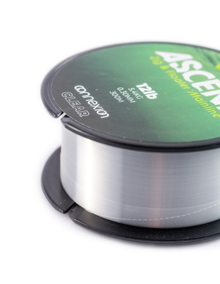 Ridgemonkey ascend zig & floater mainline 0.30mm 300m clear