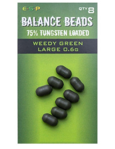 Esp balance beads large green 0.6gr 8unds