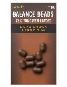 Esp balance beads large brown 0.6gr 8unds